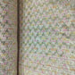 Pink Floral Print Gota Work Cambric Cotton Fabric 15936