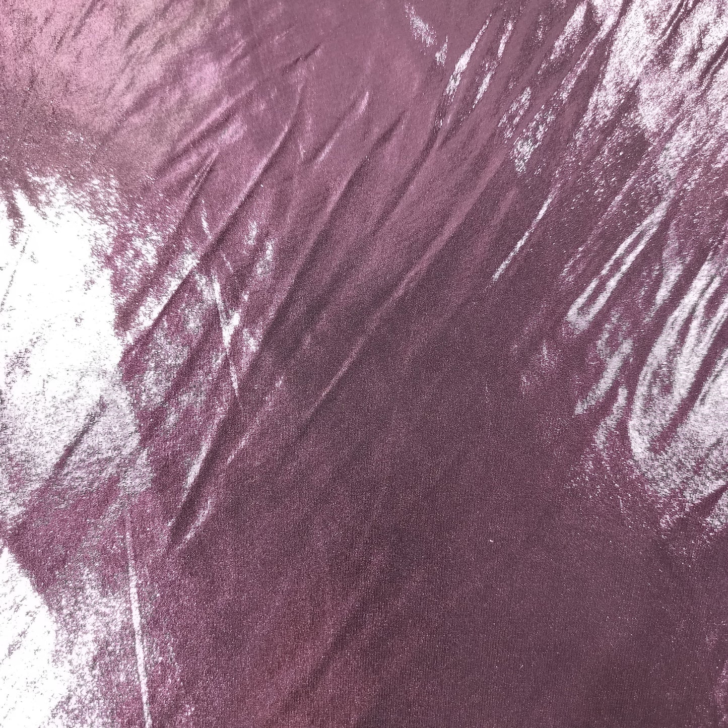 Purple Shimmer Foil Knitted Fabric 6429
