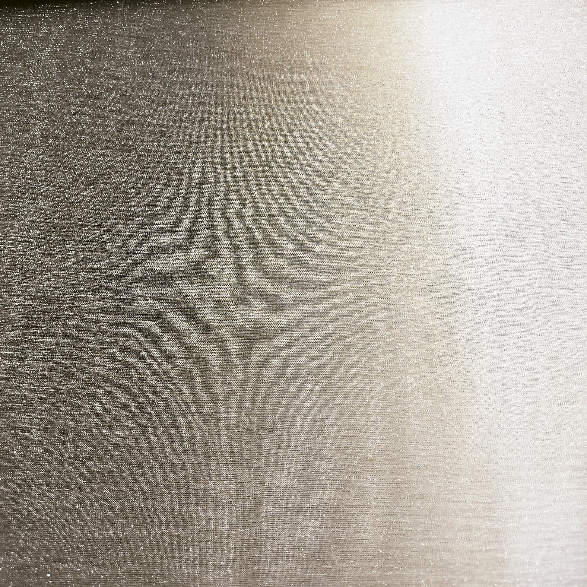 Green & White Imported Shaded Shimmer Knitted Lycra Fabric 9260