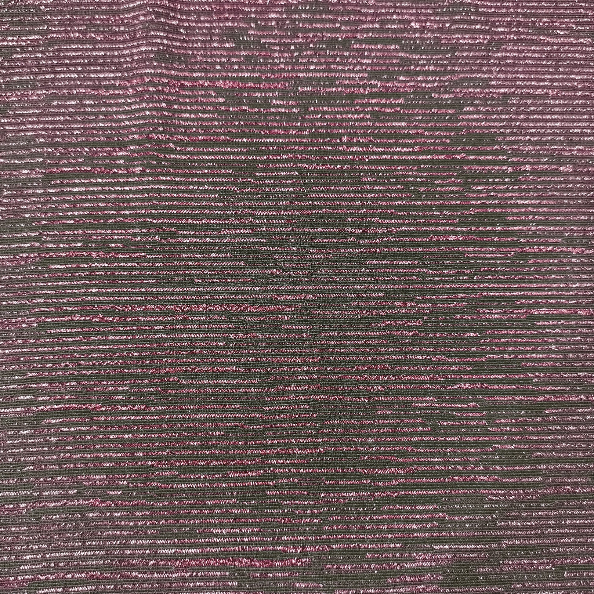Green & White Imported Shaded Shimmer Knitted Lycra Fabric 9260