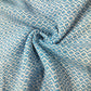 Blue Geomatrical Print Handloom Cotton Fabric 1029