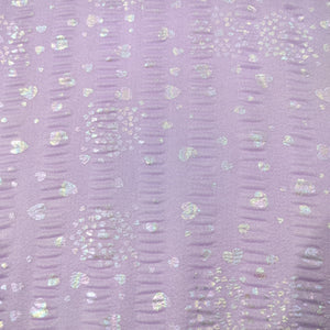 Purple Embroidery Net Sequence Fabric 6369