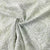 White & Green Floral Print Satin Fabric 11192