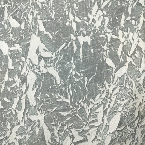 Dark Sage Green Crushed Bemberg Silk Fabric 14940