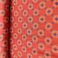 Brick Red Traditional Print Bemberg Gajji Silk Fabric 20960