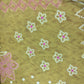 Yellow Bandhani Print Bemberg Gaji Silk Fabric 18016