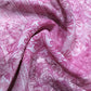 Pink Floral Geomatrical Print Georgette Fabric 17114