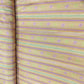 Orange Stripes Print Muslin Fabric 24673