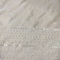 Dull Gold Buti Thread Sequins Border Embroidery Viscose Tissue Fabric 15892