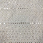 Dull Gold Buti Thread Sequins Border Embroidery Viscose Tissue Fabric 15892