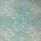 Sky Blue Geometrical Sequins Embroidery Dyeable Tissue Fabric 16255