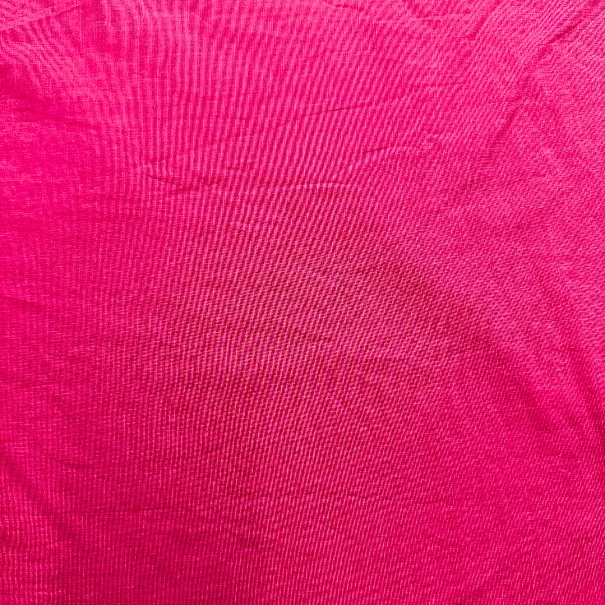 Pink Solid Cotton Shirting Fabric