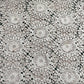 Premium Brown 3D Abstract Floral Embroidery Schiffli Crepe Fabric