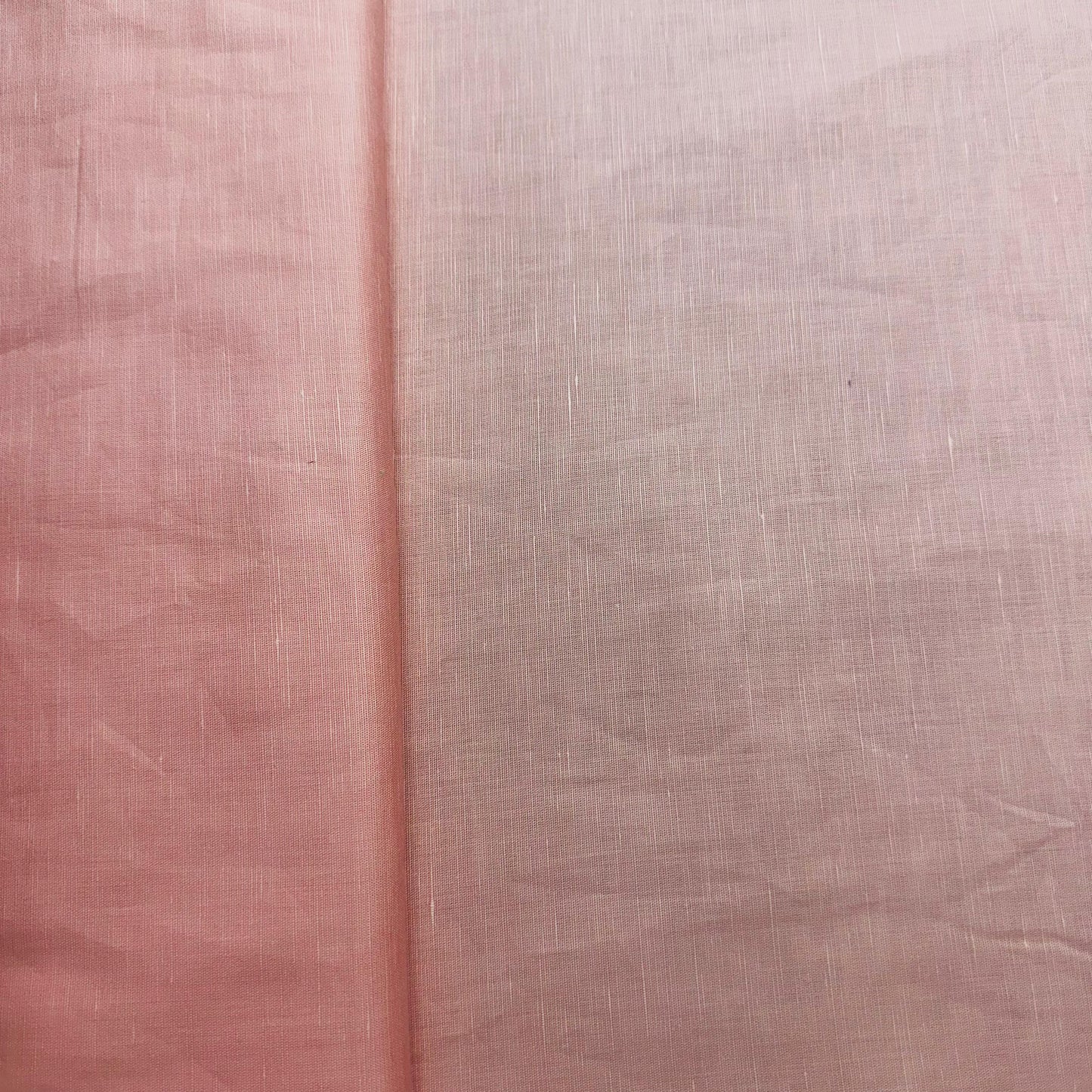 Pink Solid Cotton Linen Fabric MKT-16808