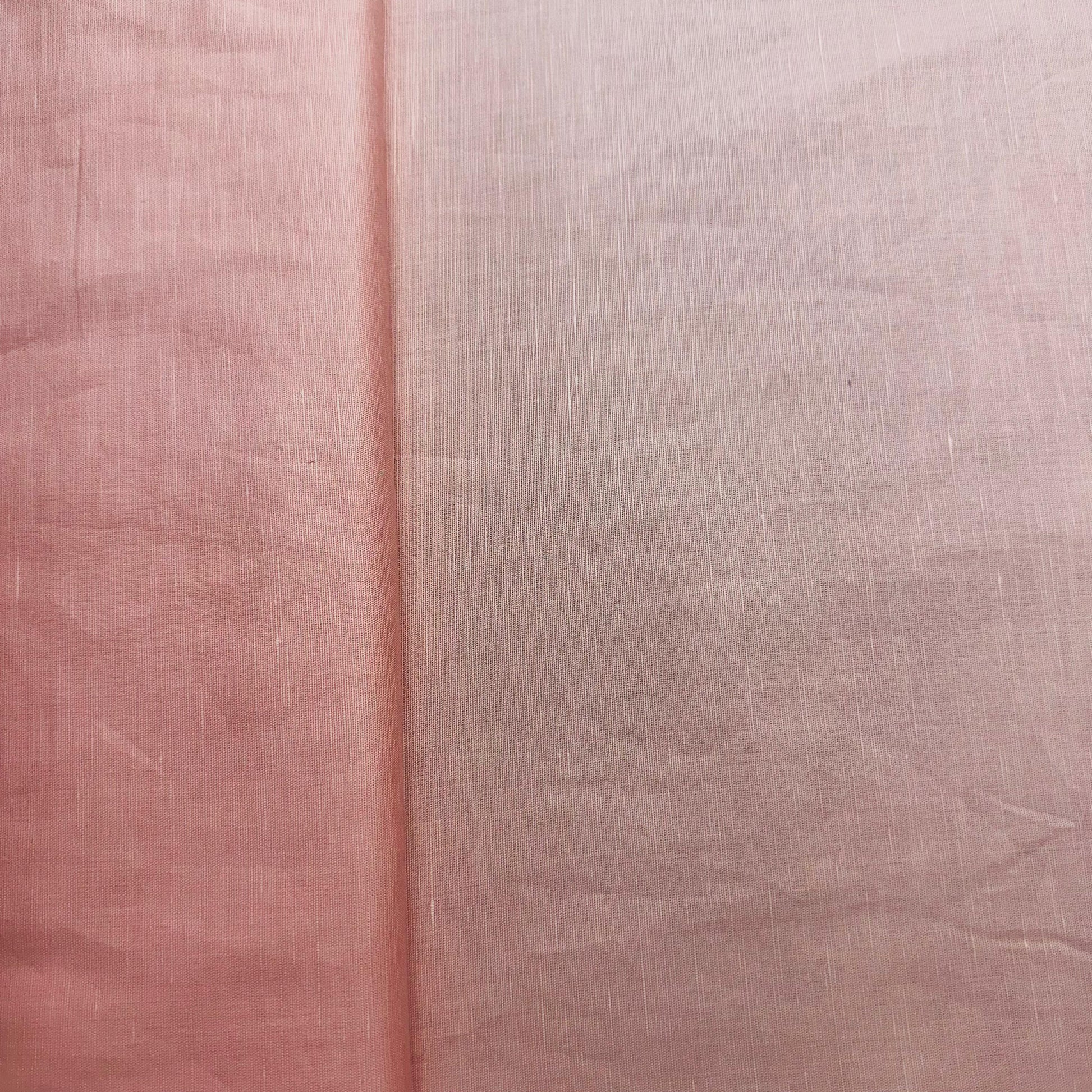 Pink Solid Cotton Linen Fabric MKT-16808