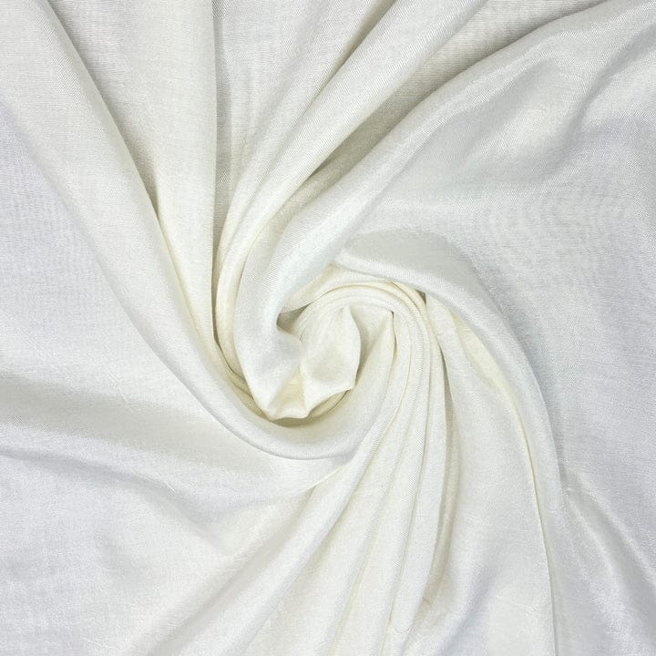 White Dyeble solid cotton shantoon 25880 - TradeUNO