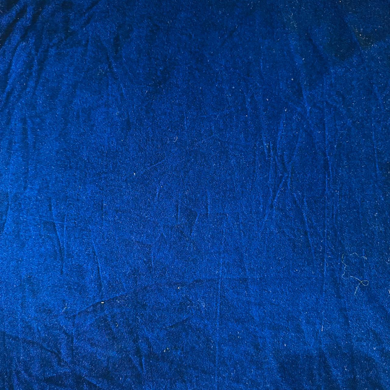 Navy Blue Solid Micro Velvet 9000 MSMR-27850