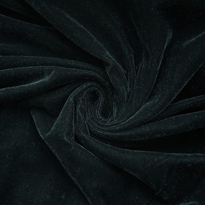 Black Solid Micro Velvet 9000 MSMR-27847
