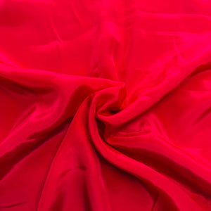 Magenta Solid Natural Crepe Fabric GT-19727