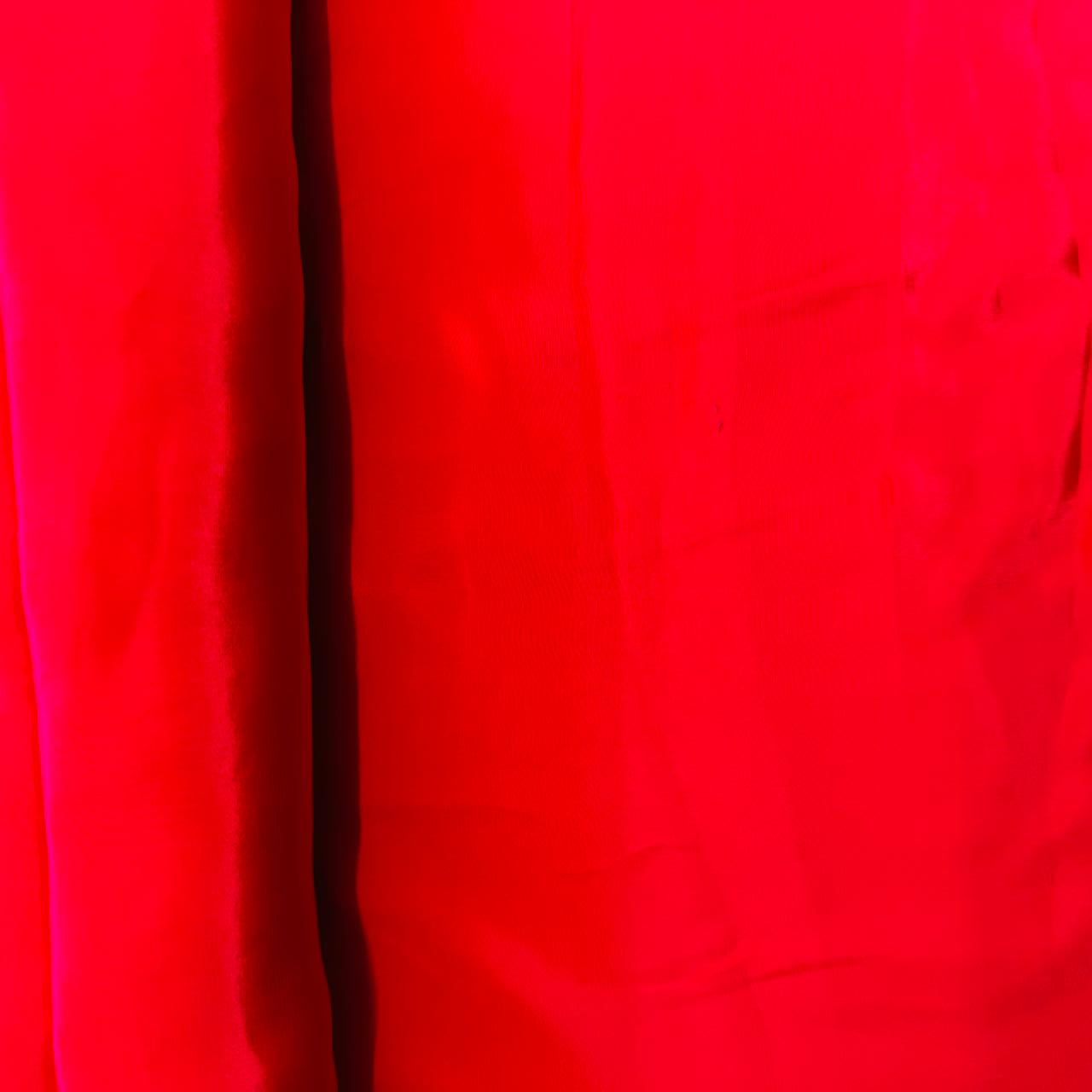 Magenta Solid Natural Crepe Fabric GT-19727