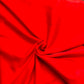Red Solid Cotton Satin Fabric 11242