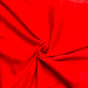 Red Solid Cotton Satin Fabric 11242