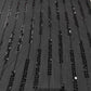 Black Pearl Stripes Sequins Embroidery Net Fabric CF-15014