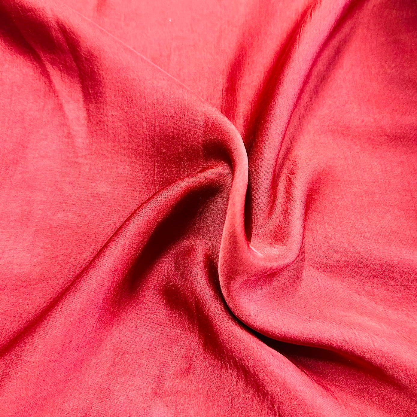 Rose Pink Solid Bemberg Silk Fabric KC-16049