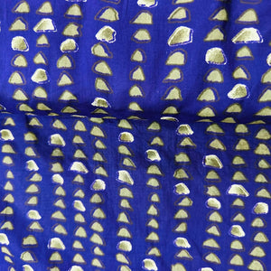 Purple Dabu Print Cotton Fabric AFI-29608 - TradeUNO