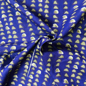 Purple Dabu Print Cotton Fabric AFI-29608 - TradeUNO