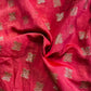 Light Pink Zari Sequence Chanderi Fabric TU-6504