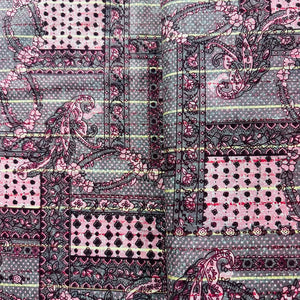 Pink Dabu Print Cotton Fabric AFI-29614 - TradeUNO