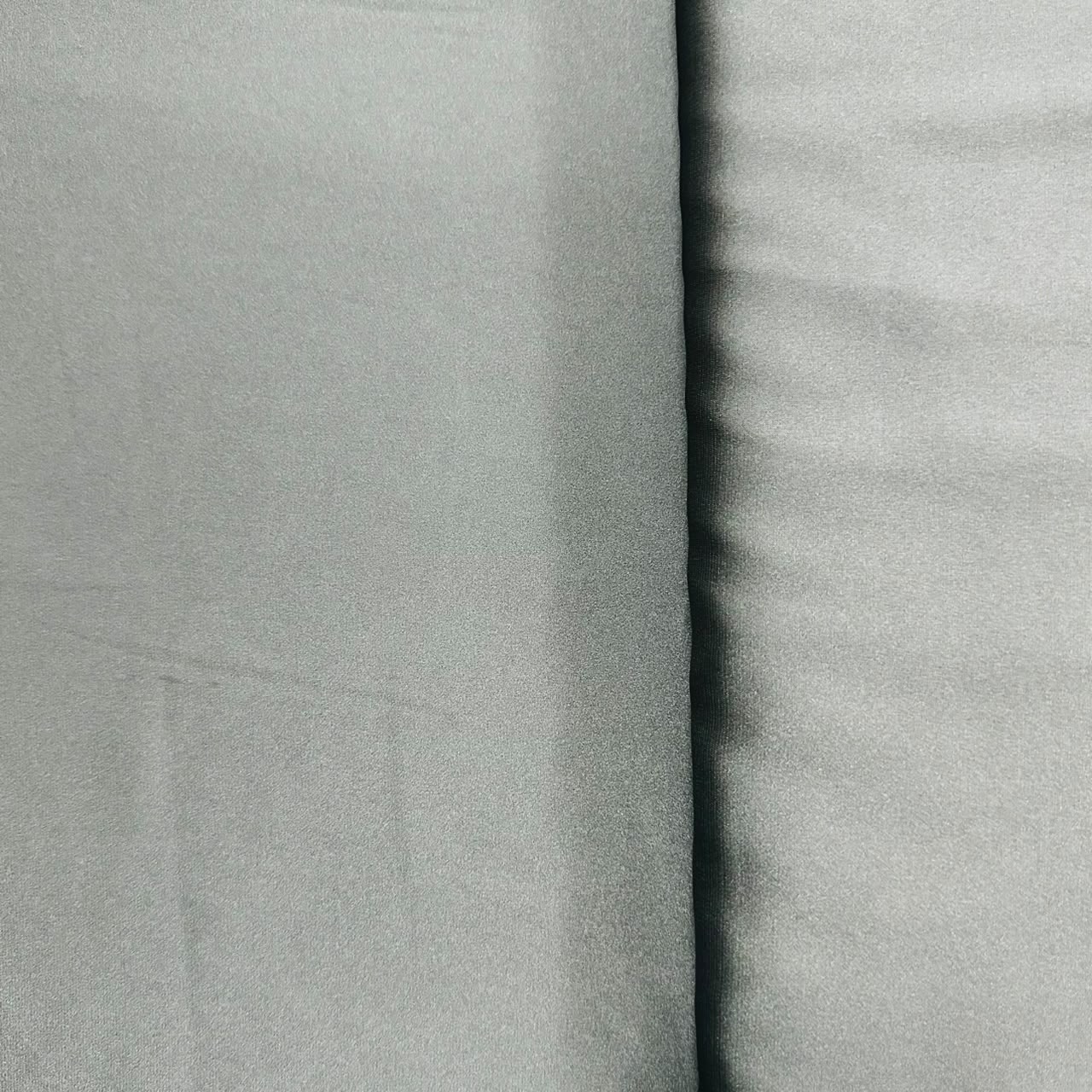 Grey Solid Zara Satin Fabric 18710