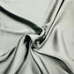 Grey Solid Zara Satin Fabric 18710