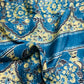 Blue Ajrakh Print Mashru Silk Fabric EEG-28645