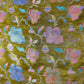 Olive Gold Floral Jaal Dola Jacquard Fabric SGS-30705