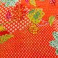 Orange Flower Print Muslin SSF-16185