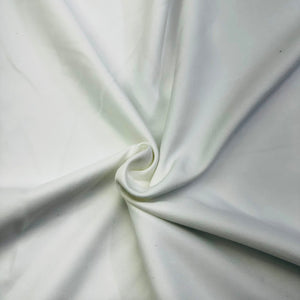White Solid Poly Canvas Fabric TU-5417