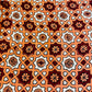 Orange Ajrakh Print Modal Silk Fabric IA-20751