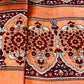 Orange Ajrakh Print Modal Silk Fabric IA-20739