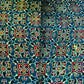 Dark Green Ajrakh Print Mashru Silk Fabric 18286