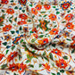 Off White floral print Poly TU-1855