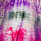 Purple Shibori Embroidery Chinnon Fabric VF-12633