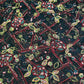 Black imported Thread Sequins Cut Dana Handcrafted Embroidery Net Fabric CF-15121