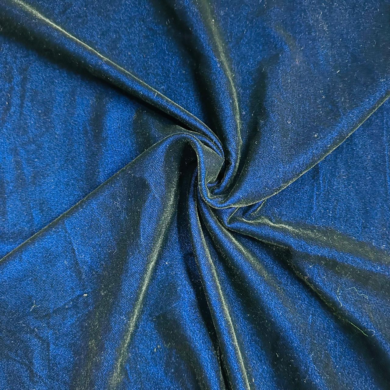 Navy Blue Solid Micro Velvet 9000 MSMR-27850