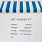 Premium Blue and White Stripes Acrylic Fabric