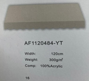 Premium Cream Stripes Acrylic Fabric - TradeUNO