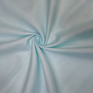 Aqua Blue Solid Cotton Linen MKT-12213 – image 3 of 3