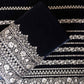 Black Zari Sequnis embroidery Velvet Fabric JD-28600