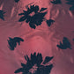 Black & Maroon Floral Brocade Jacquard Fabric - TradeUNO